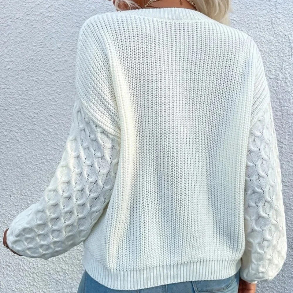 Heart print sweater womens - Picture 2 of 2